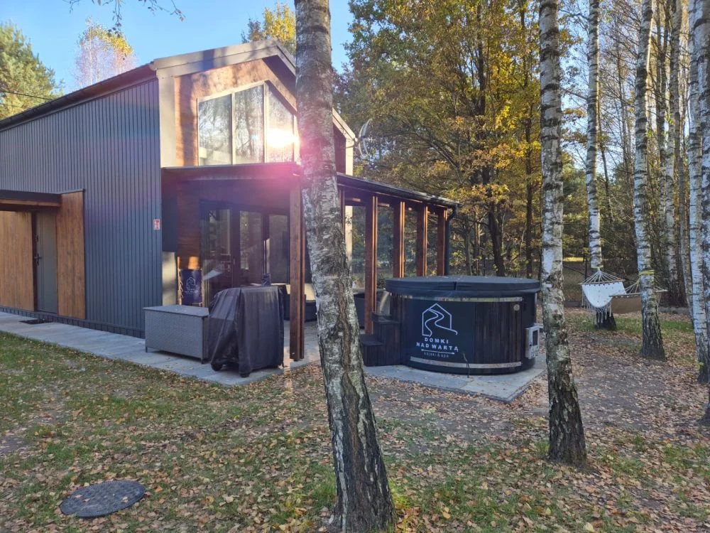Domek w brzozach z balią nr 6 — Kajaki nad Wartą