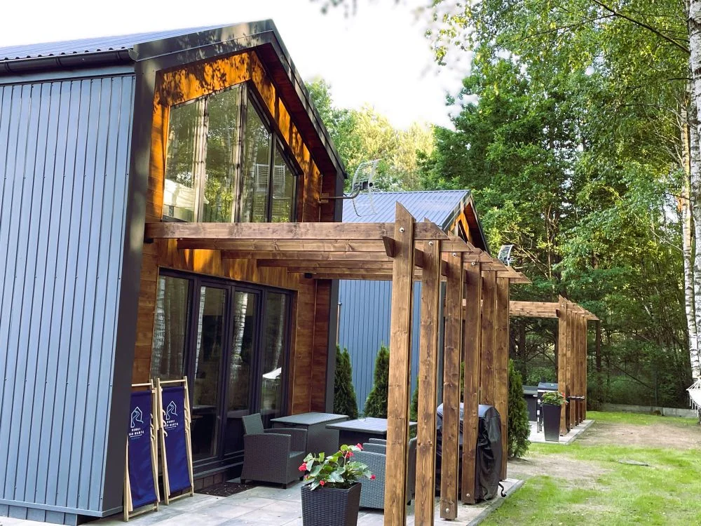 Domek w brzozach z balią nr 7 — Kajaki nad Wartą